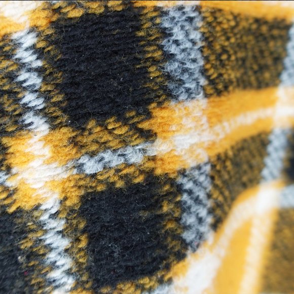 Forever 21 Yellow Plaid Wool Sweater - Picture 3 of 4
